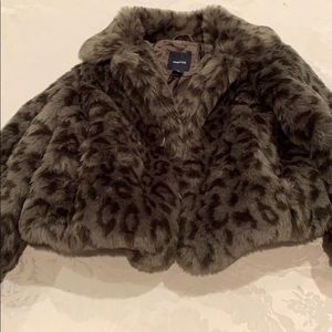 Adorable faux fir jacket